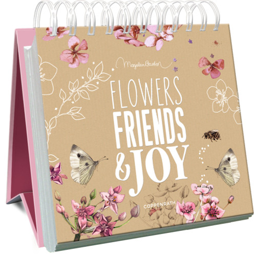 9642435 Gr.  Spiralaufstellbuch: Flowers, Friends & Joy (M.Bastin) Gr. Spiralaufstellbuch: Flowers, Friends & Joy (M.Bastin)