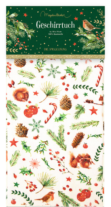 3182036 - Geschirrtuch Eichhörnchen - Zauberhafte Weihnachten (Bastin)