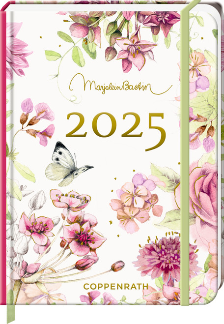 3955223 Kleiner Wochenkalender: Mein Jahr 2025 (rosa) - M.Bastin Mein Jahr 2025 - Marjolein Bastin - rosa