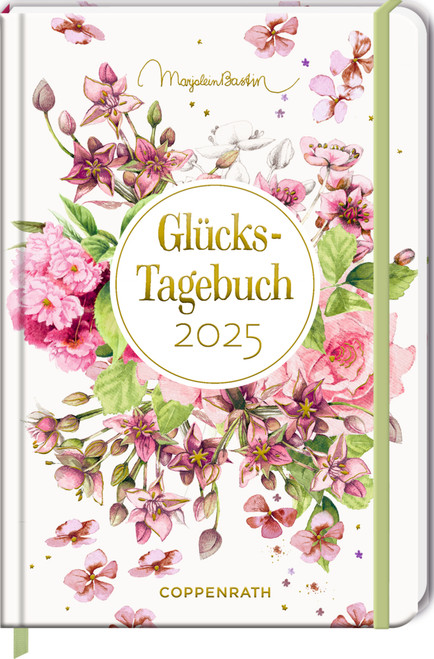 3955193 Großer Wochenkalder: Glücks-Tagebuch 2025 (rosa) - M.Bastin GlücksTagebuch 2025 - Marjolein Bastin - rosa