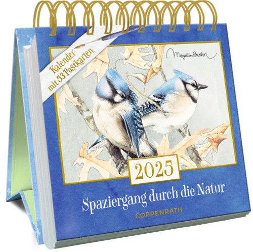 3955247 Postkartenkal.: Spaziergang durch die Natur 2025 - M.Bastin 2025 - Marjolein Bastin - Spaziergang durch die Natur