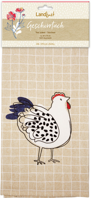 3222312 Geschirrtuch Huhn aus Baumwolle - LandLust