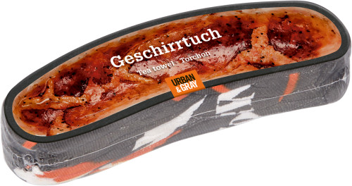 3225245 Geschirrtuch SERVICEKRAFT Grillen&Chillen - Urban&Gray