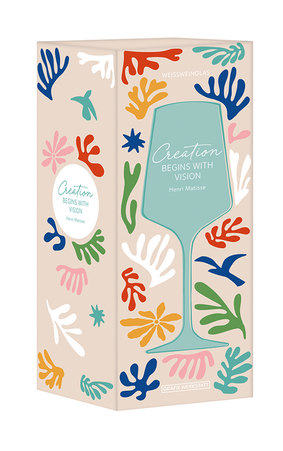 1624467 Weissweinglas Creation begins with vision  Henri Matisse