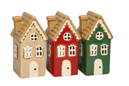 6071267 Windlicht Haus 7x8xH15cm/3 Fb. sort. 6071267 Windlicht Haus 7x8xH15cm/3 Fb. sort.