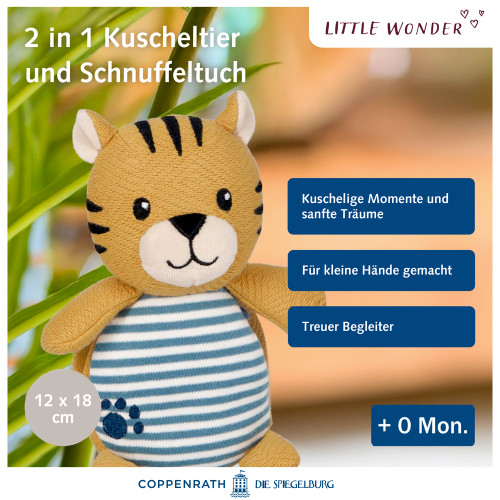 3228819 Kuscheltier mit Schnuffeltuch Tiger - Little Wonder