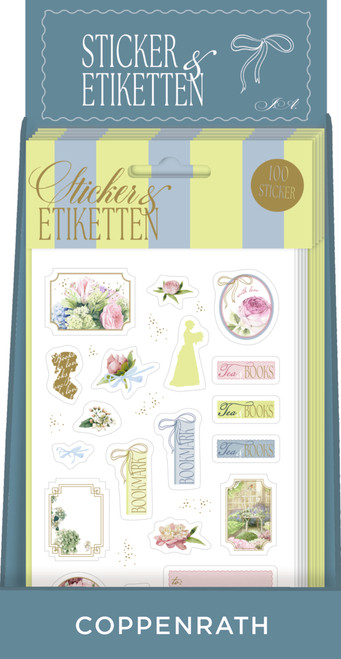 3970424 Stickerbogen: Sticker & Etiketten Miss Jane - J. Austen (Bastin)