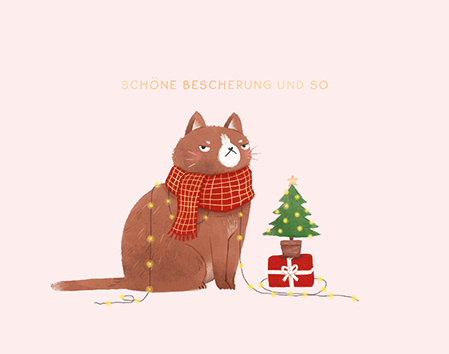 28448 Midi Karte Schöne Bescherung und so