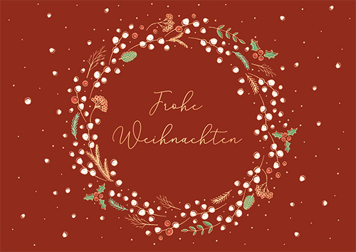 13039 Postkarte Frohe Weihnachten 13039 Postkarte Frohe Weihnachten