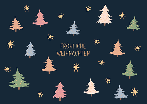 13050 Postkarte Fröhliche Weihnachten