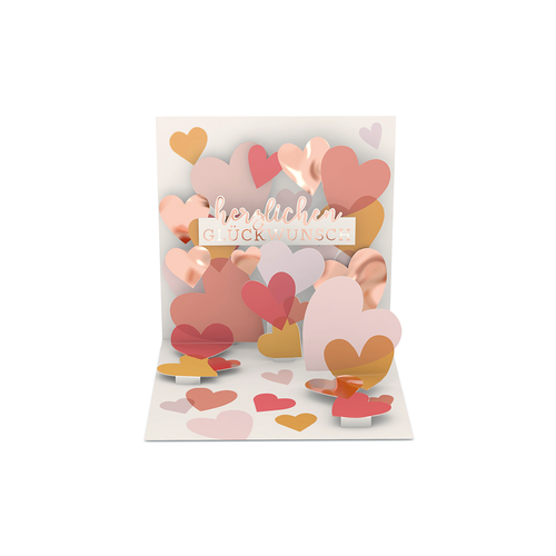 30689 Pretty Pop-up Doppelkarte Alles Liebe, herzlichen Glückwunsch 30689 Pretty Pop-up Doppelkarte Alles Liebe, herzlichen Glückwunsch