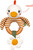 3218537 Holz-Ringrassel Huhn - Little Wonder