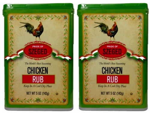 Szeged Chicken Rub 5 oz 2 Cans