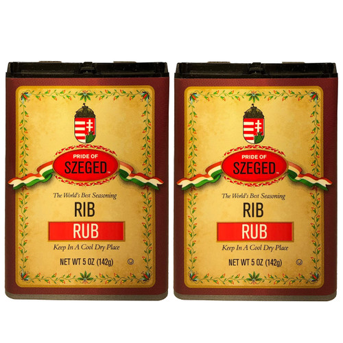 Szeged Rib Rub 5 oz 2 Cans