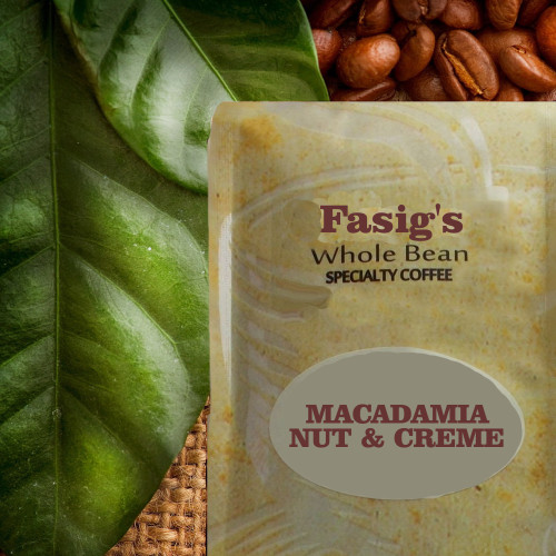 Macadamia Nut  Medium Roast Coffee Beans 10 oz