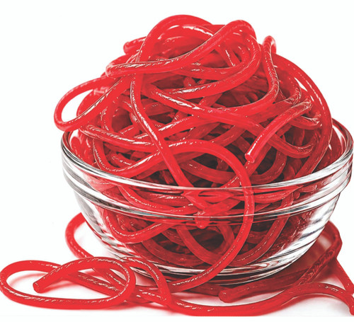 Gustaf's Strawberry Licorice Laces Soft Chewy Strawberry Candy Strings