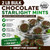 Chocolate Starlight Mints bulk candy bag with approximately 175 individually wrapped pieces