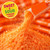 Silly Stix Candy Orange Sour Powder Candy Straws 46 Count Nut Free