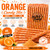 Silly Stix Candy Orange Sour Powder Candy Straws 46 Count Nut Free