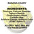 Bananarama Candy for Bulk Vending - 4 Lbs. Banana Runts Banana Heads
