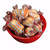 Individually wrapped Chick-O-Sticks displayed in a red bowl.