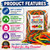 Gustaf's Rainbow Licorice Laces Soft Chewy Fruity Candy Features 2 lb Bulk Bag