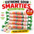Smarties Xtreme Sour Candy 2 lb Bulk Bag Wrapped Tart Sweet Candy Party Treat