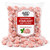 Michele's Pantry Peppermint Starlight Mints in a 2 lb resealable bag filled with individually wrapped classic peppermint hard candies. Perfect for candy bowls, offices, parties, and everyday enjoyment.