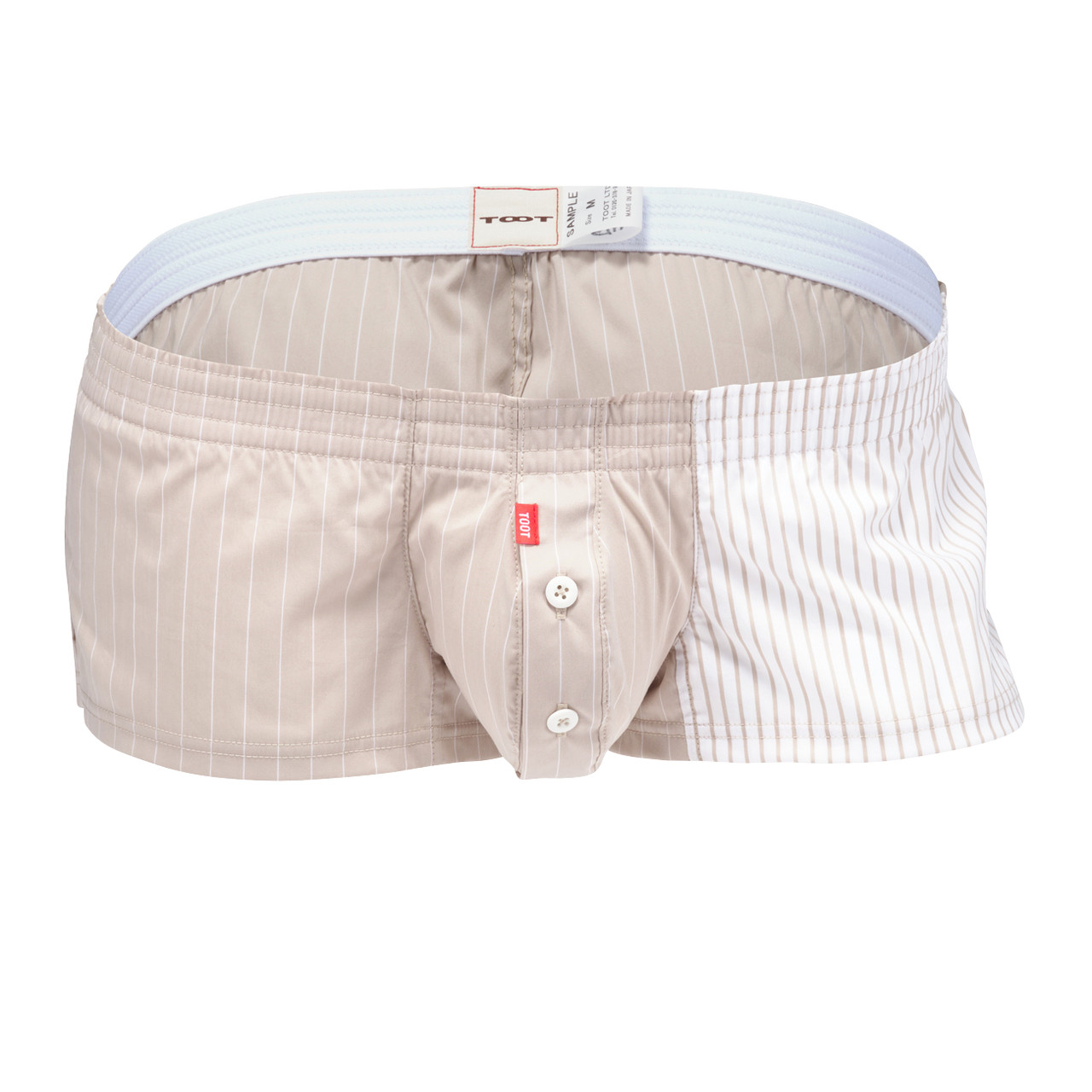 TOOT Underwear Dual Stripe Fit Trunk Beige (FT21L113-Beige) | Male-HQ