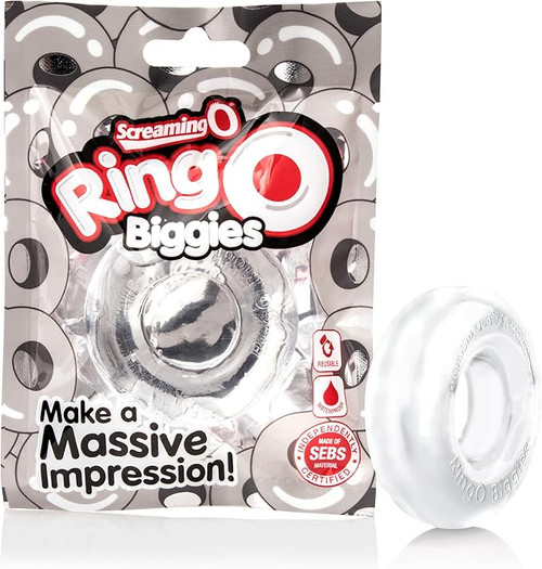 Screaming O RingO Biggies Erection Ring Clear (RBG-110-CLEAR)
