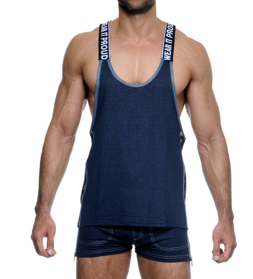 STUD Athletic Tank Locker Denim Blue (RW1055TT10)