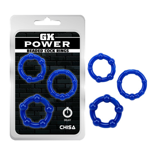 Chisa 3-Pack Beaded Cock Rings (CN-330300013)