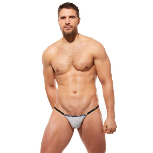 Gregg Homme Underwear Breez-y String Grey (Adjustable) (190614)