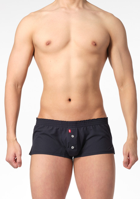 TOOT Underwear Striped Seersucker Fit Trunk Navy (FT23S303-Navy)