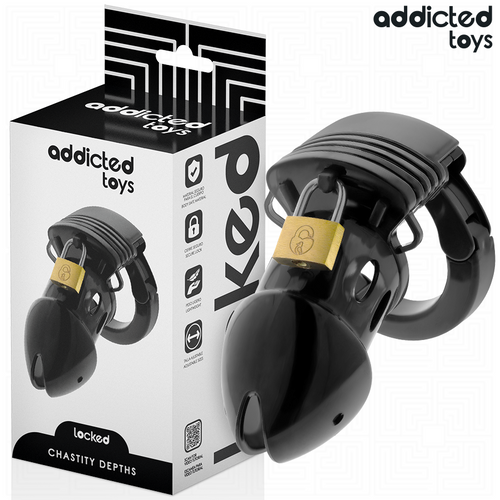 ADDICTED TOYS LOCKED - CHASTITY DEPTHS PENIS CAGE 7.5 CM (D-242967) ADDICTED TOYS LOCKED - CHASTITY DEPTHS PENIS CAGE 7.5 CM (D-242967)
