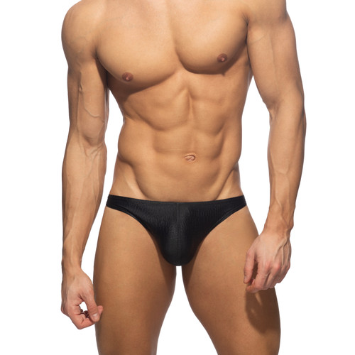 Addicted Underwear Reptile Bikini Brief Black (ADP09-10)