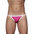 Groovin' Accent String Bikini Fuchsia Pink