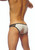 Groovin' Underwear Athletic V-Cut Mesh Brief White