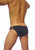  Groovin' Underwear Athletic V-Cut Mesh Brief Black