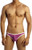 Groovin' Underwear Accent V-Cut Bikini Purple Front View