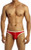 Groovin' Underwear Accent V-Cut Bikini Red Front View