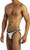 Groovin' Underwear Accent V-Cut Bikini White Side View