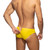 Addicted Swimwear Allover Zip Swim Brief Yellow (ADF150-03)