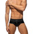 Addicted Underwear Allover Zip Rub Brief Black (ADF138-10)