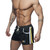 Addicted Mesh Rainbow Shorts Black (ADS178-10)