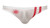 AQUX Swimwear Vertical Line Swimbrief Sheer White (SBK4472)