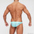 AQUX Swimwear Vertical Line Swimbrief Sheer Light Blue (SBK4473)