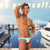 AQUX Swimwear Vertical Line Swimbrief Sheer Light Blue (SBK4473)