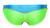 AQUX Swimwear Splash Guard Swimbrief Sheer Green