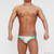 AQUX Swimwear Splash Guard Swimbrief Sheer Green